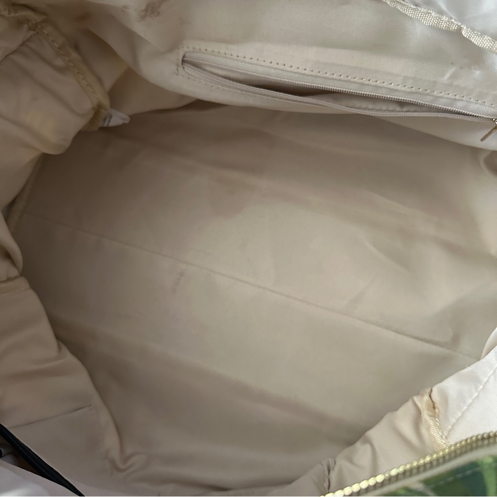 Dress Barn Canvas Leaf Print Mini Duffle Bag - Picture 3 of 4